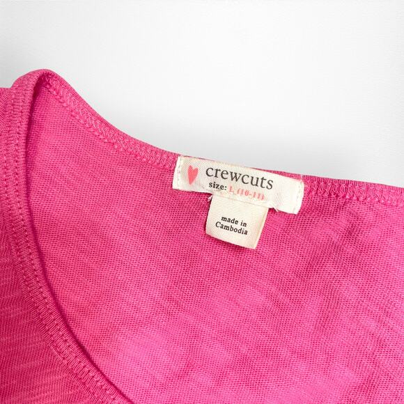 J Crew Crewcuts Girls Sleeveless Pocket Tank Top Size L 10/11 - Picture 3 of 5
